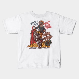 Enjoy the Ride Kids T-Shirt